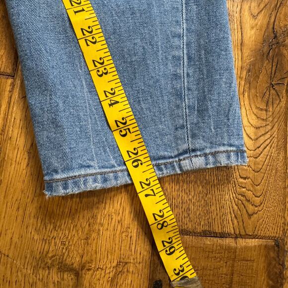 Abercrombie & Fitch The Mom High Rise Medium Wash Denim Jeans Women Sz 28/6 - Picture 5 of 7